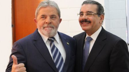 Lula Da Silva y Danilo Medina