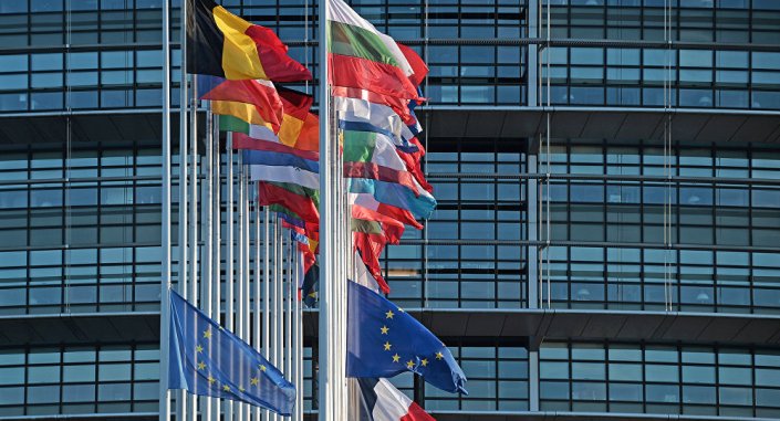 Banderas de los paises de la Union Europea
