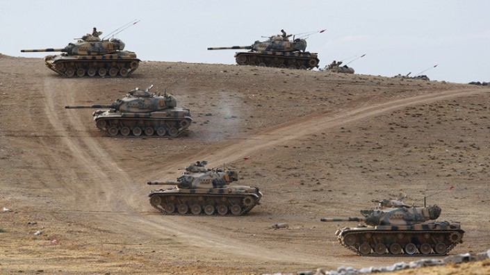 Tanques turcos en Irak