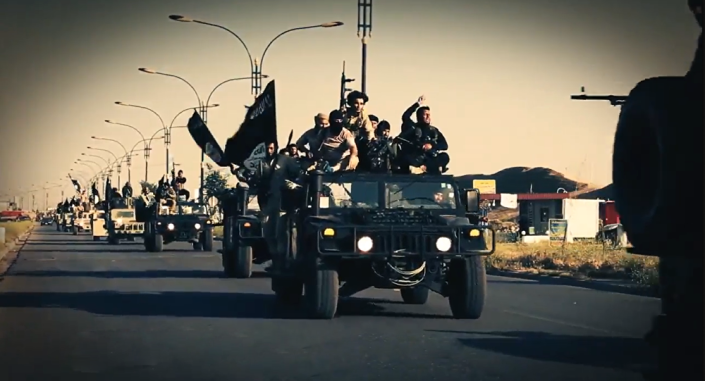 Terroristas yihadistas del grupo Daesh