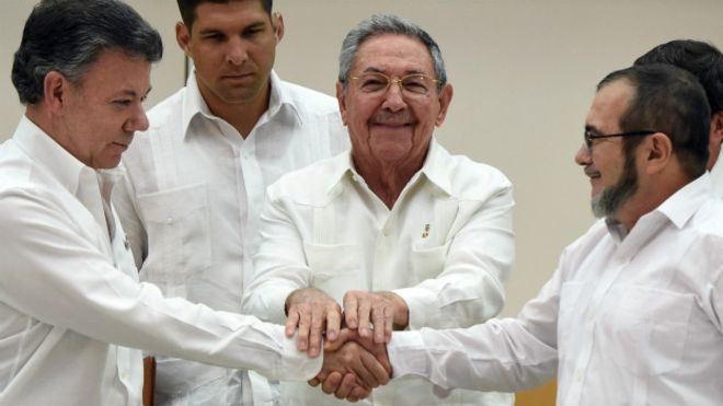 Acuerdo de paz gobierno Colombia y Farc
