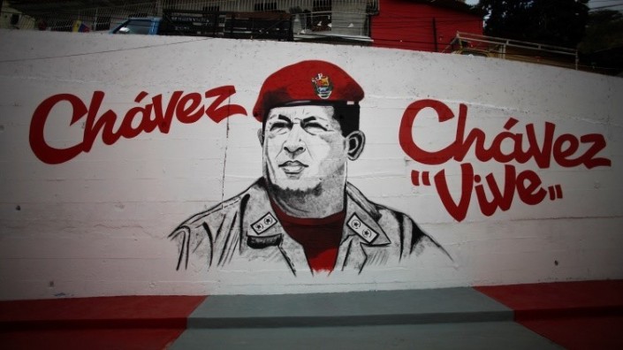 Dibujo de Hugo Chavez
