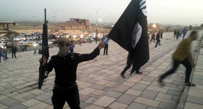 Militantes del Daesh en Irak