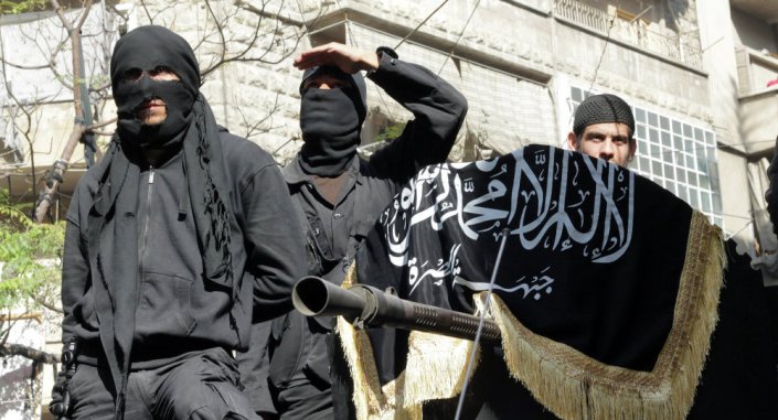 Militantes grupo terrorista Frente Al Nusra