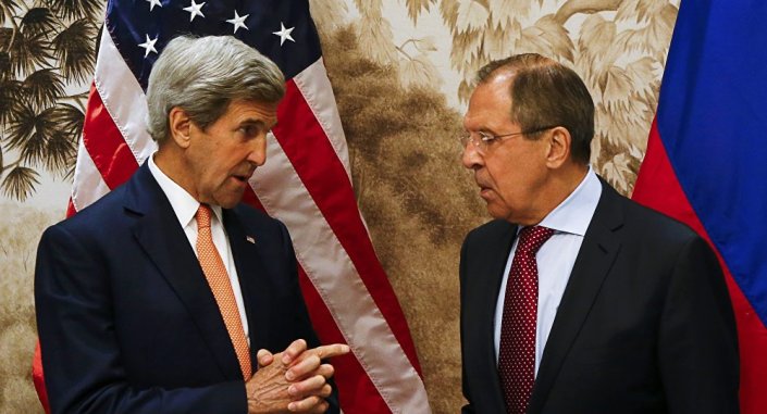 John Kerry y Serguéi Lavrov